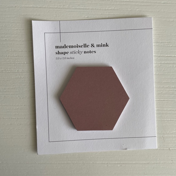 Cloth & Paper Hexagon Shape Sticky Notes Bundle - Picture 3 of 4